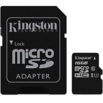 Kingston 16GB microSDHC - Class 10